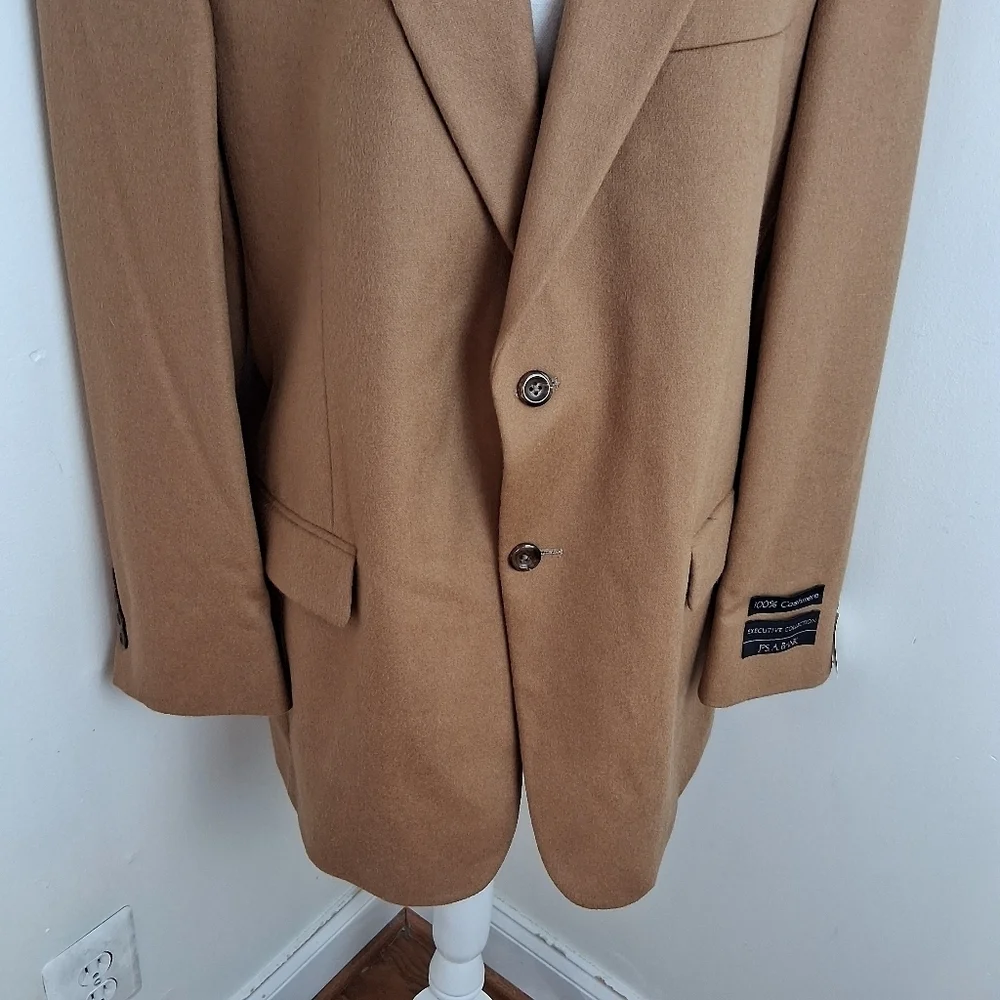 Jos. A. Bank Cashmere Gordon Camel Blazer Sport Jacket Size 42R NWT
